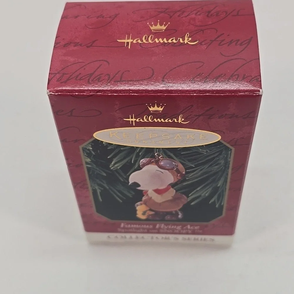Hallmark‎ 1999 Keepsake Ornament Spotlight on Snoopy Famous Flying Ace